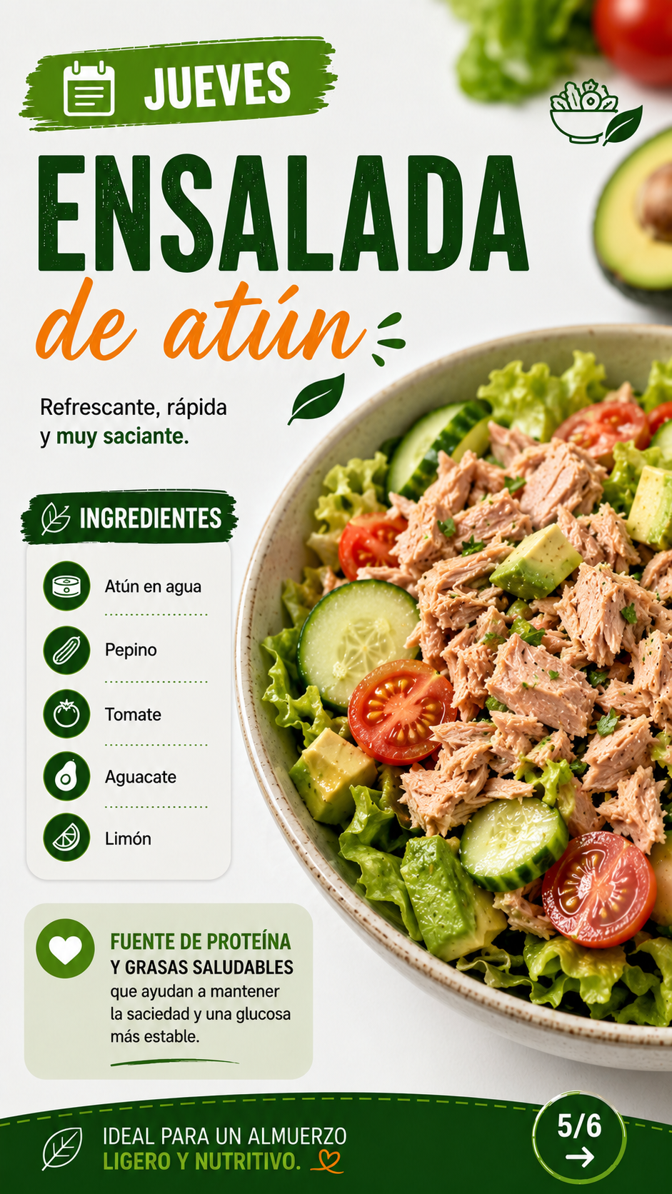 Carrusel: ensalada de atún